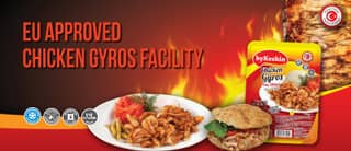 AB onaylı Chicken Gyros (Piliç Döner) tesisi